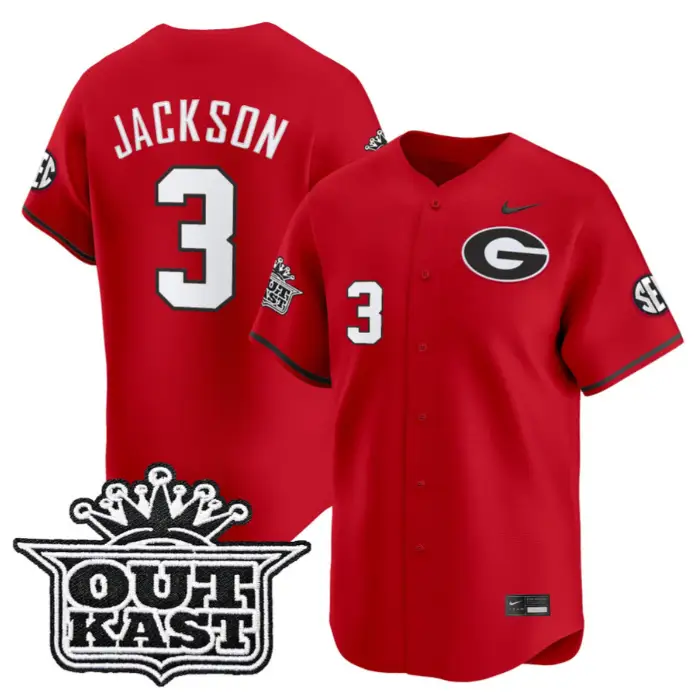 Daniel Jackson Jersey #3 Georgia Bulldogs Baseball 2026 Outkast by My Store