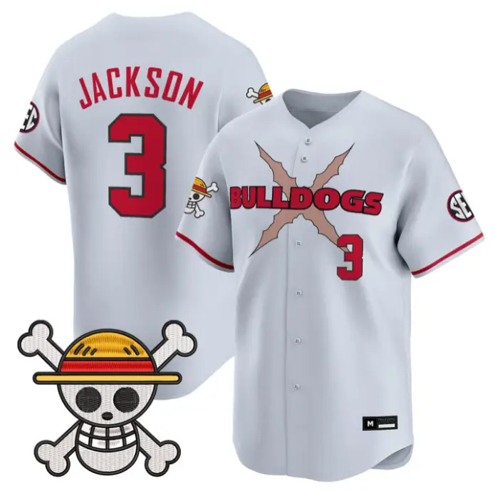 Daniel Jackson Jersey #3 Georgia Bulldogs Baseball One Piece Stitched by My Store