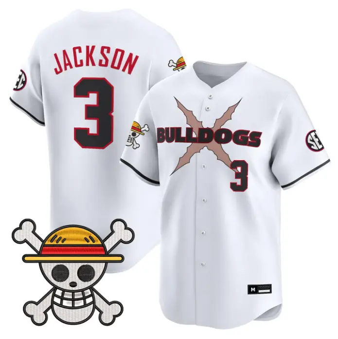 Daniel Jackson Jersey #3 Georgia Bulldogs Baseball One Piece Stitched by My Store