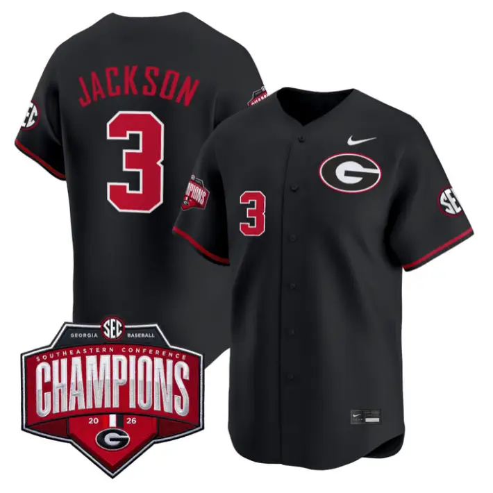 Daniel Jackson Jersey #3 Georgia Bulldogs Southeastern Champions 2026 by My Store