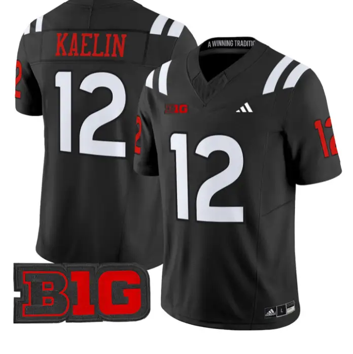 Daniel Kaelin Jersey #12 Nebraska Cornhuskers 2026 Vapor Limited Stitched by My Store NCAA Football Jerseys