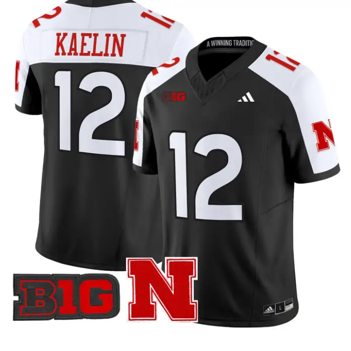 Daniel Kaelin Jersey #12 Nebraska Cornhuskers 2026 Vapor Limited Stitched by My Store NCAA Football Jerseys