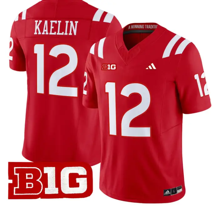 Daniel Kaelin Jersey #12 Nebraska Cornhuskers 2026 Vapor Limited Stitched by My Store NCAA Football Jerseys
