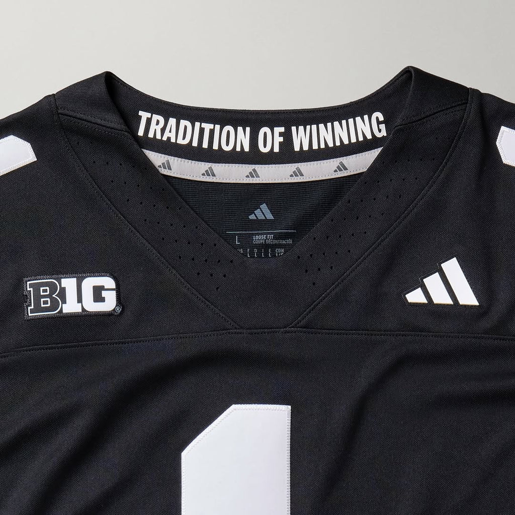 Nebraska Football 2025 "Blackout" Jersey - All Stitched by Nebraska Cornhuskers