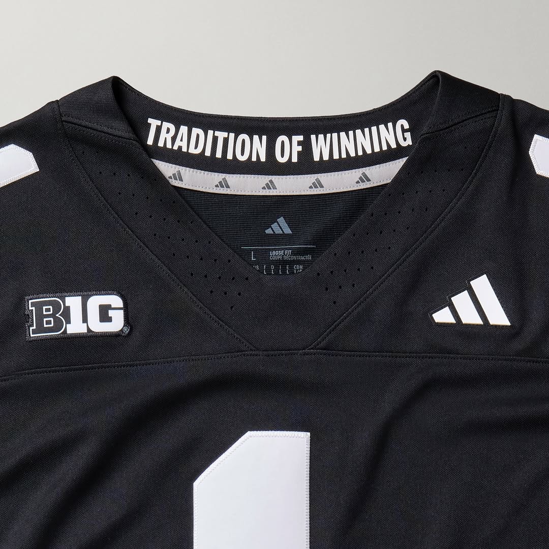 Nebraska Football 2025 "Blackout" Jersey - All Stitched by Nebraska Cornhuskers