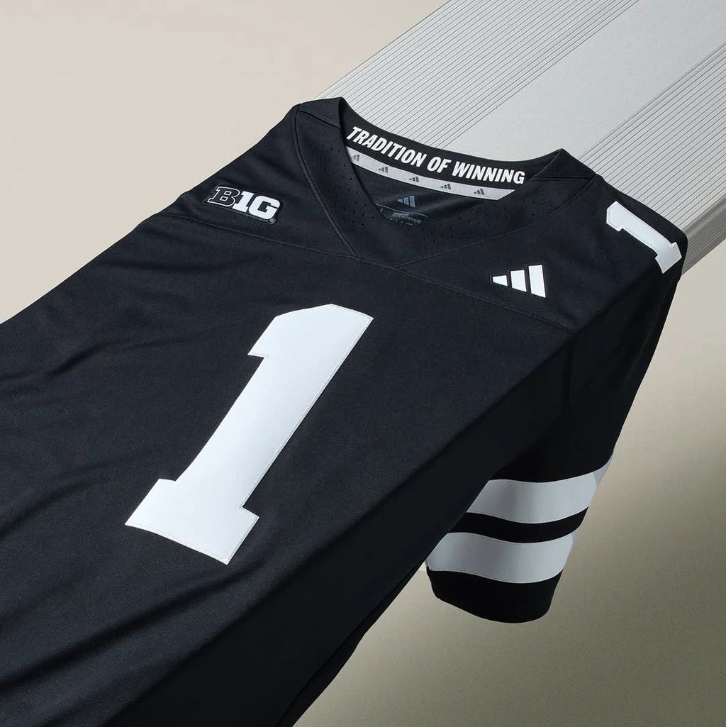 Nebraska Football 2025 "Blackout" Jersey - All Stitched by Nebraska Cornhuskers
