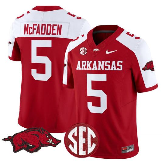 Darren McFadden Jersey #5 Arkansas Razorbacks Limited Stitched Cardinal Alter by My Store