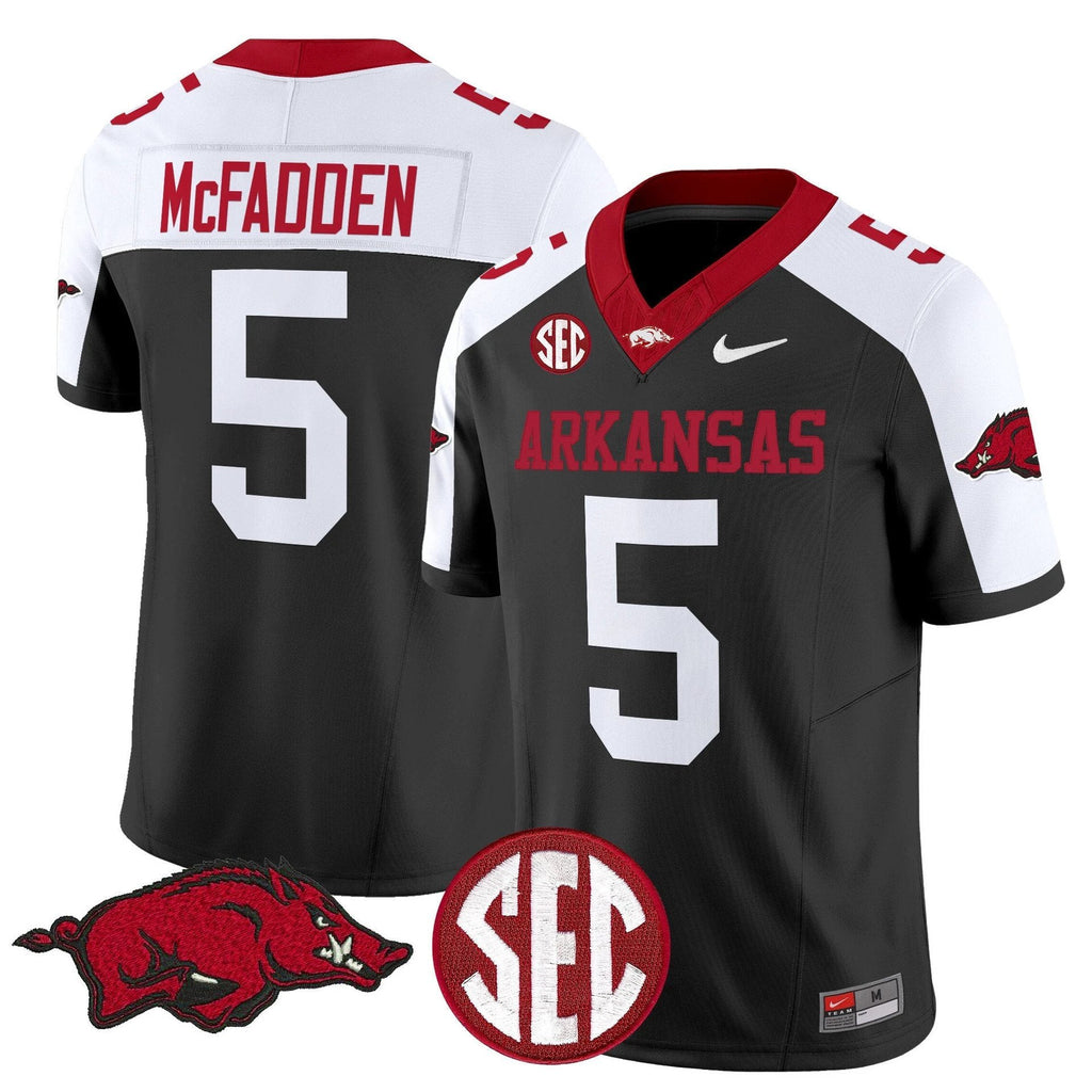 Darren McFadden Jersey #5 Arkansas Razorbacks Limited Stitched Black Alternate by My Store