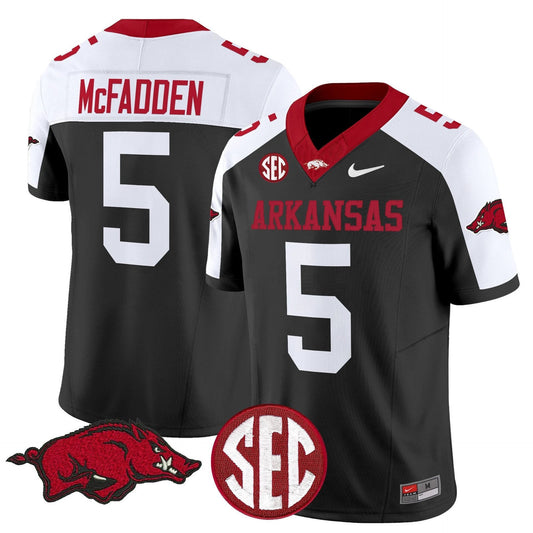 Darren McFadden Jersey #5 Arkansas Razorbacks Limited Stitched Black Alternate by My Store