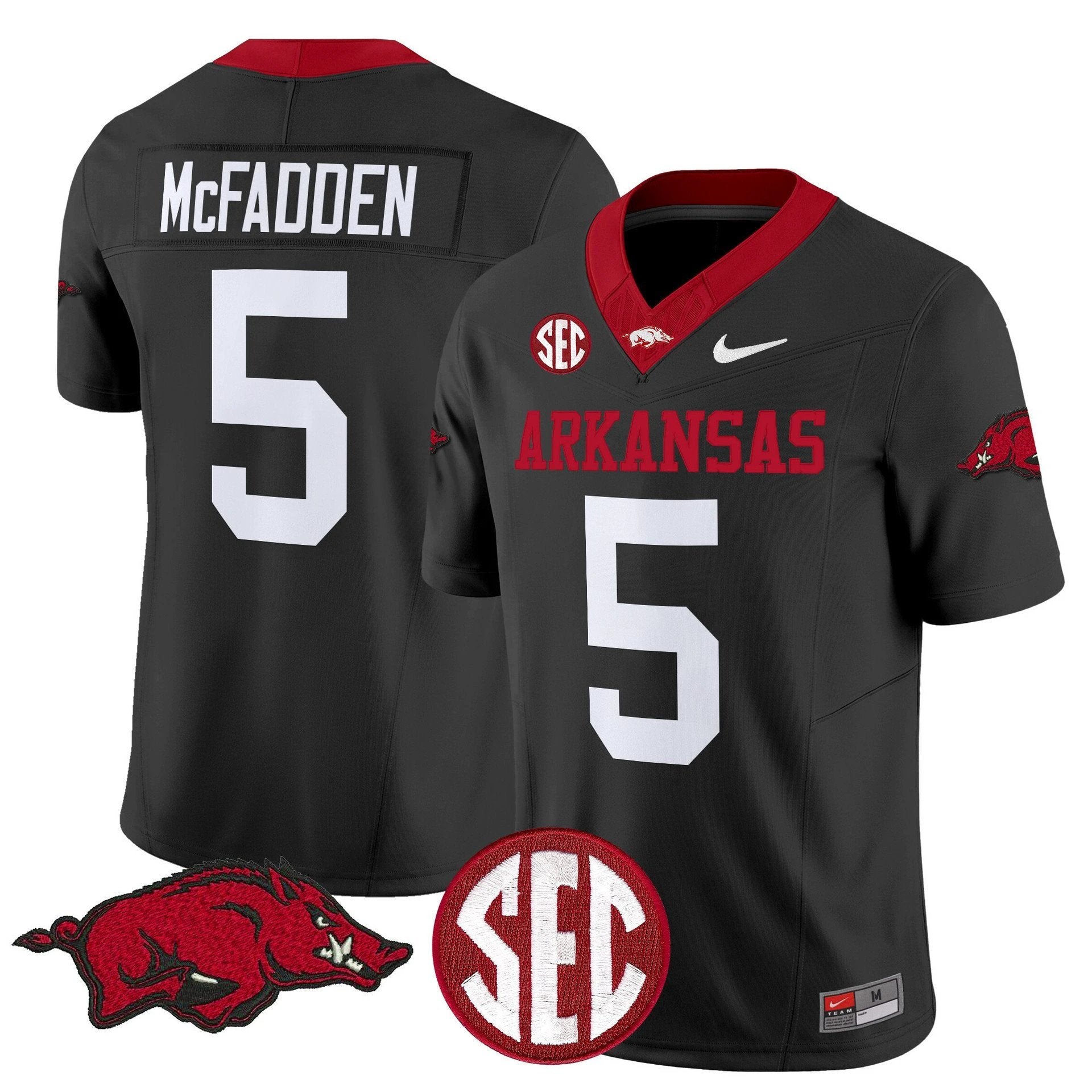 Darren McFadden Jersey #5 Arkansas Razorbacks Limited Stitched by My Store NCAA Football Jerseys