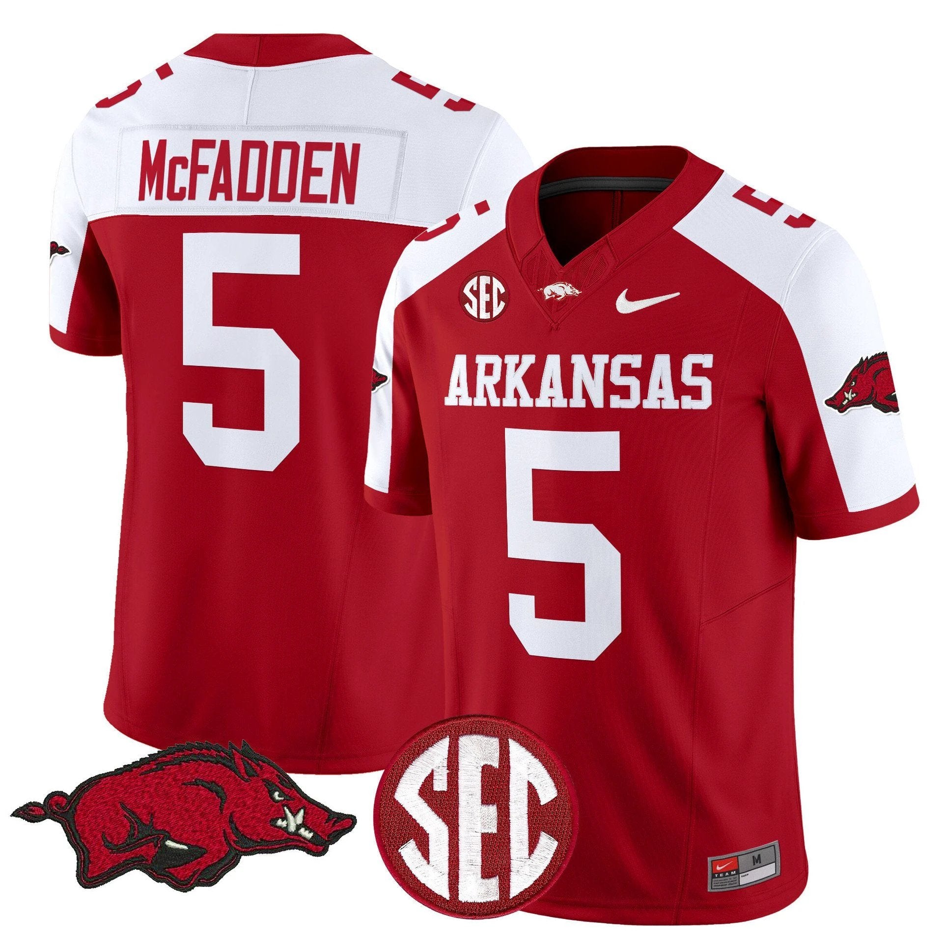 Darren McFadden Jersey #5 Arkansas Razorbacks Limited Stitched by My Store NCAA Football Jerseys