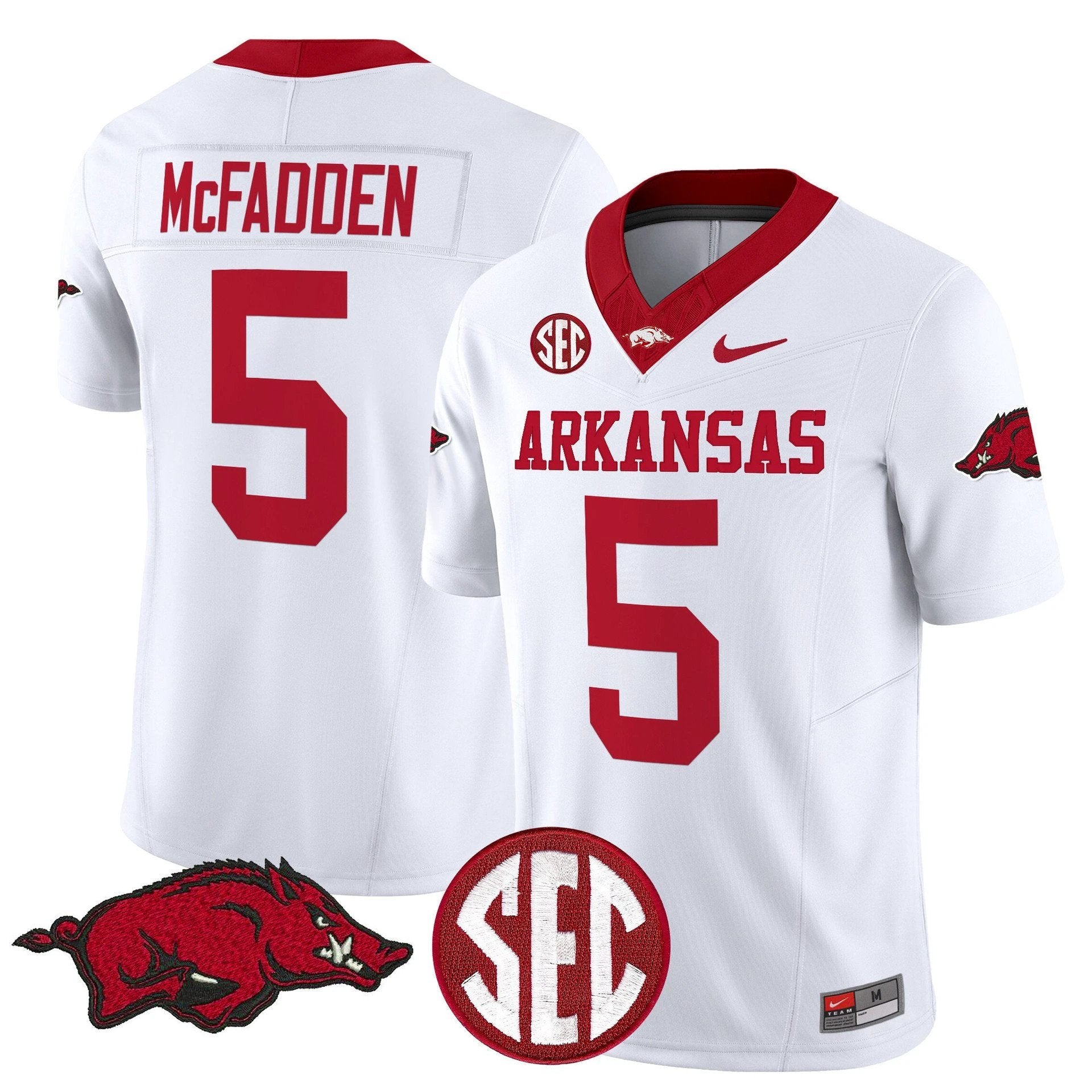 Darren McFadden Jersey #5 Arkansas Razorbacks Limited Stitched by My Store NCAA Football Jerseys