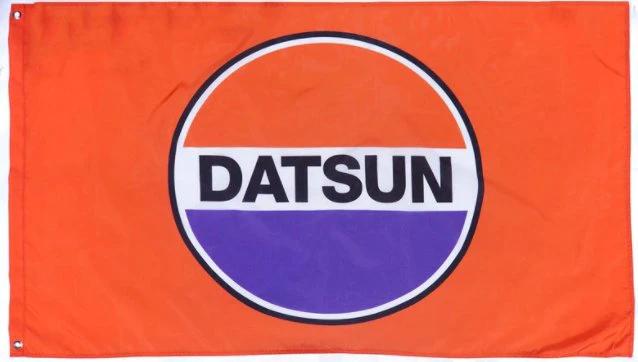Datsun Orange Flag 3X5 Ft Polyester Banner USA 90x150cm by flagsjustdoit