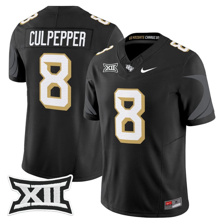 Daunte Culpepper Jersey #8 UCF Knights 2025 Vapor Limited Stitched Black by My Store NCAA Football Jerseys