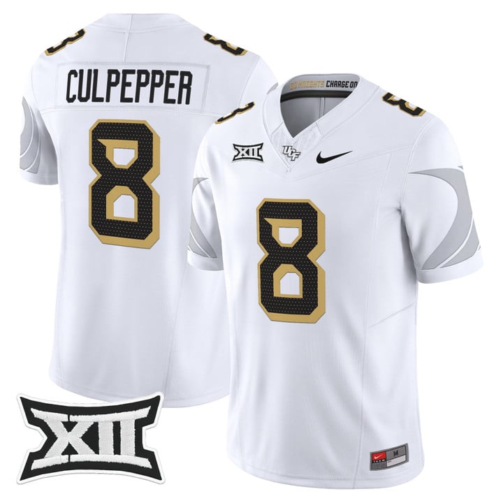 Daunte Culpepper Jersey #8 UCF Knights 2025 Vapor Limited Stitched White by My Store NCAA Football Jerseys