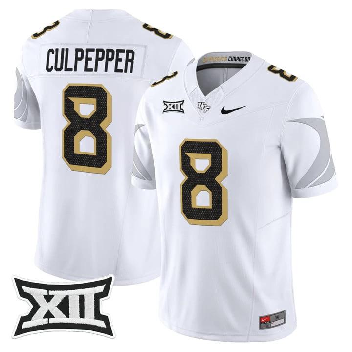 Daunte Culpepper Jersey #8 UCF Knights 2025 Vapor Limited Stitched by My Store NCAA Football Jerseys