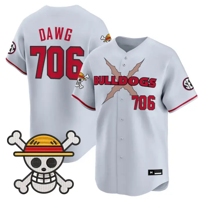 Dawg Jersey #703 Georgia Bulldogs Baseball One Piece Premier Stitched by My Store