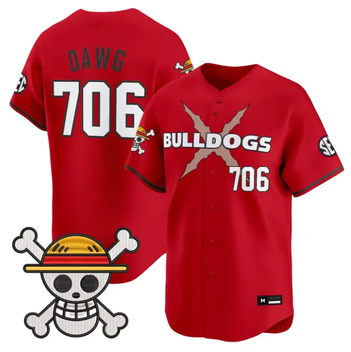 Dawg Jersey #703 Georgia Bulldogs Baseball One Piece Premier Stitched by My Store