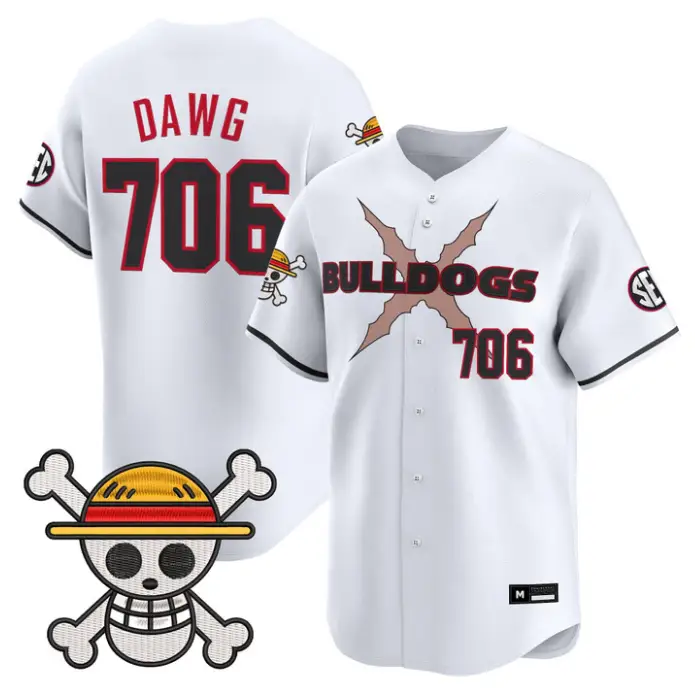 Dawg Jersey #703 Georgia Bulldogs Baseball One Piece Premier Stitched by My Store