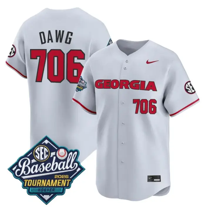 Dawg Jersey #706 Georgia Bulldogs Softball Sec Tournament 2026 Stitched by My Store