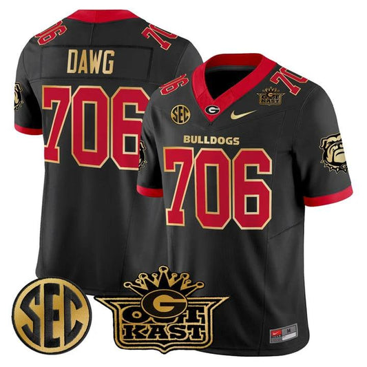 Dawg Jersey #706 Outkast x Georgia Bulldogs Vapor Limited Stitched by My Store NCAA Football Jerseys