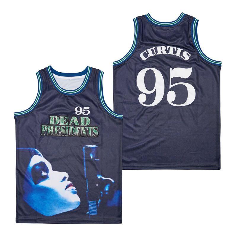 Dead Presidents #95 Cortis Movie Basketball Jersey by My store basketball