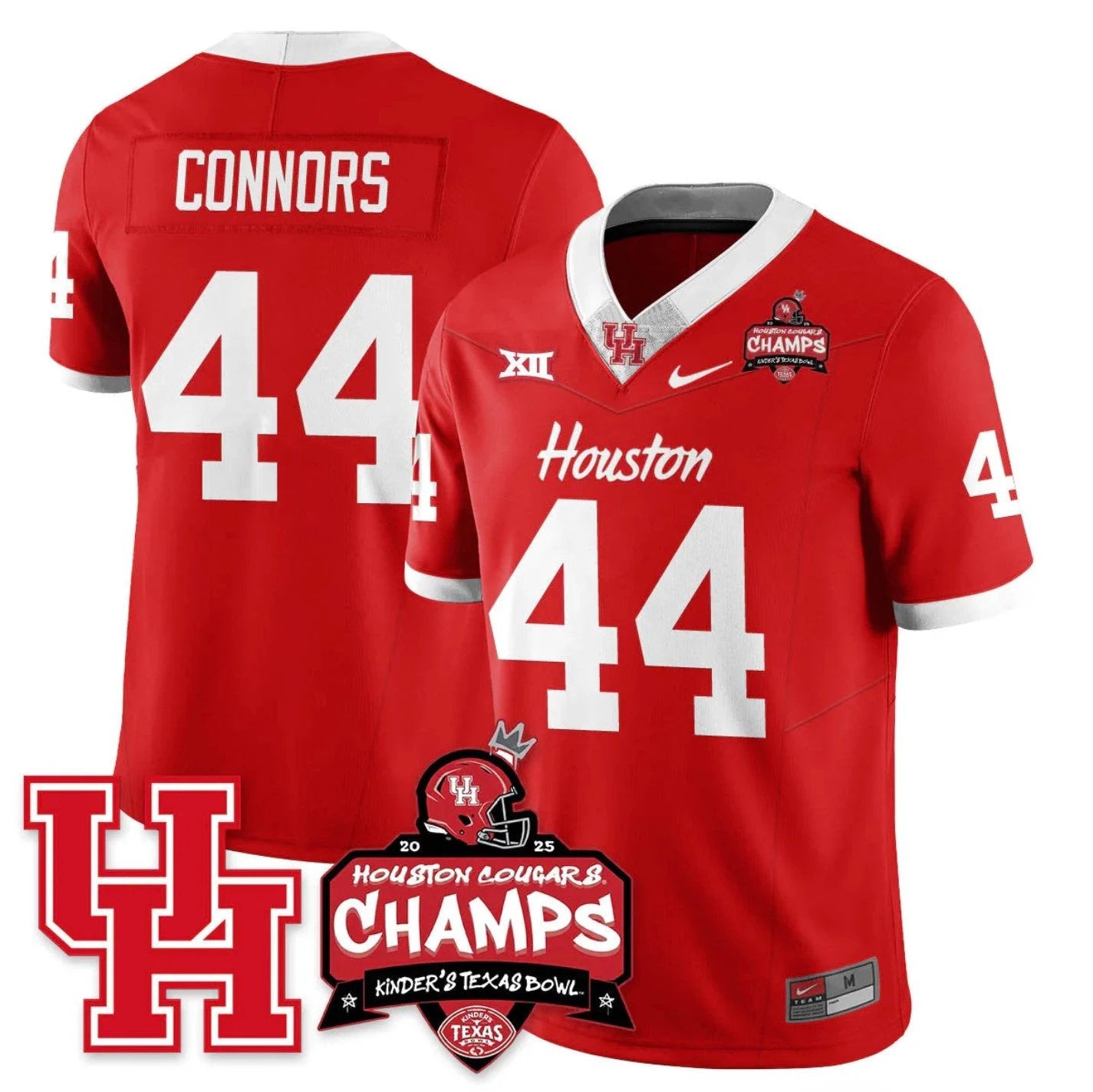Dean Connors Jersey #44 Houston Cougar 2025 Texas Bowl Champions Stitched by My Store NCAA Football Jerseys