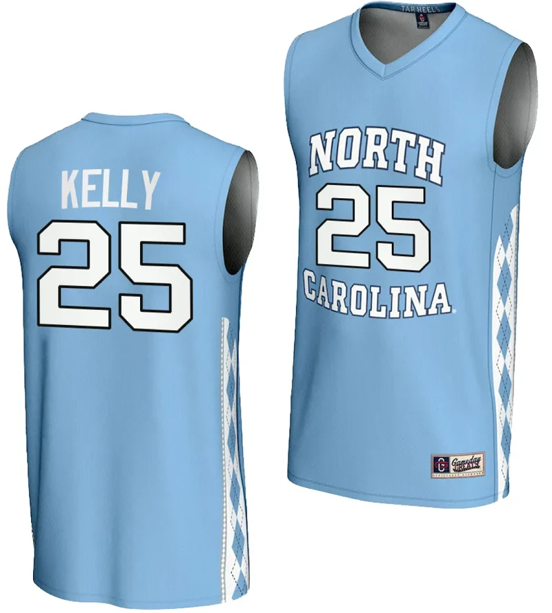Deja Kelly Jersey #25 UNC Tar Heels Basketball Lightweight Blue by My store basketball