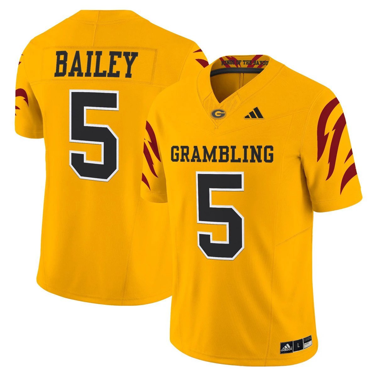 Deljay Bailey Jersey #5 Grambling Tigers 2025 Vapor Limited Stitched by My Store NCAA Football Jerseys