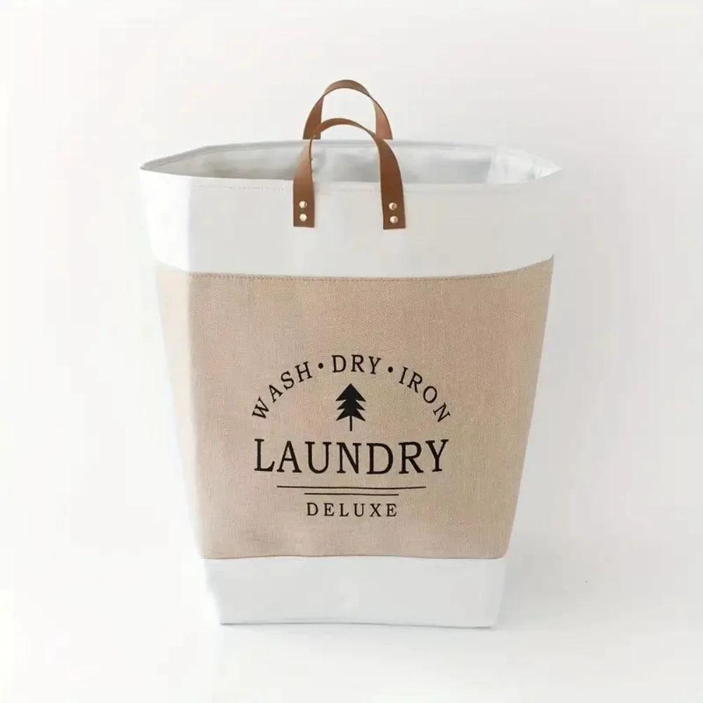 Deluxe Freestanding Laundry Basket by Casa & Beyond