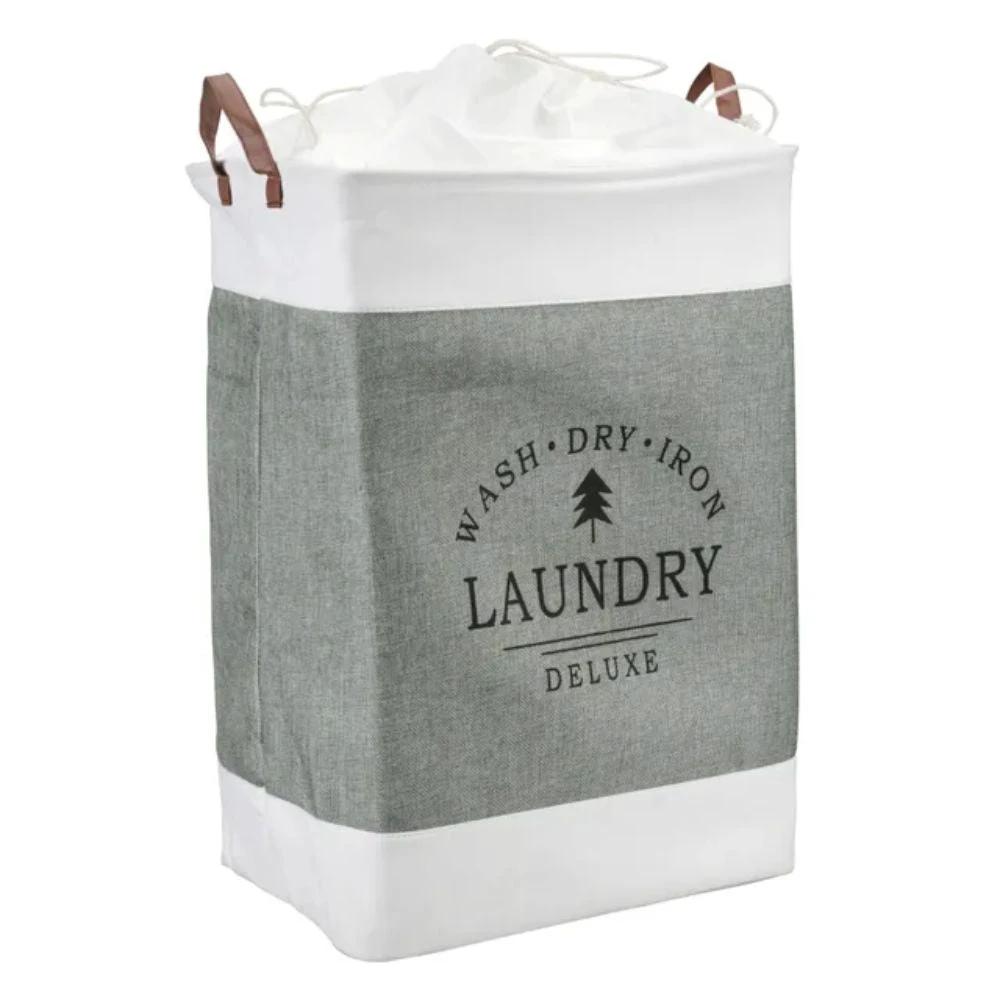 Deluxe Freestanding Laundry Basket by Casa & Beyond