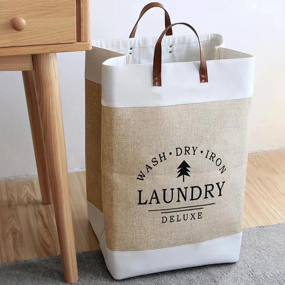 Deluxe Freestanding Laundry Basket by Casa & Beyond