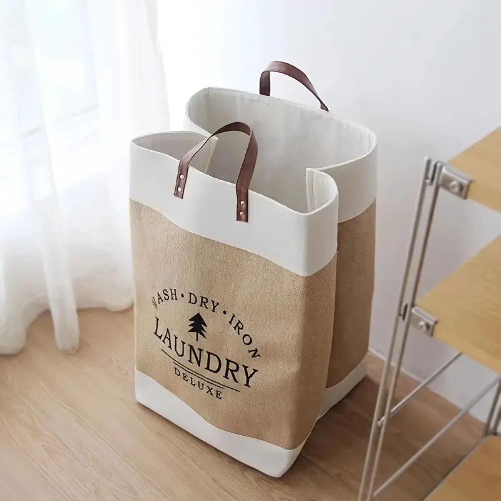 Deluxe Freestanding Laundry Basket by Casa & Beyond