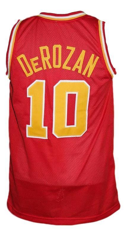 Demar Derozan Jersey #10 Usc College Basketball Sewn Red by My store basketball