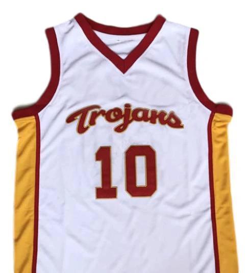 Demar Derozan Jersey #10 College Basketball Sewn White by My store basketball