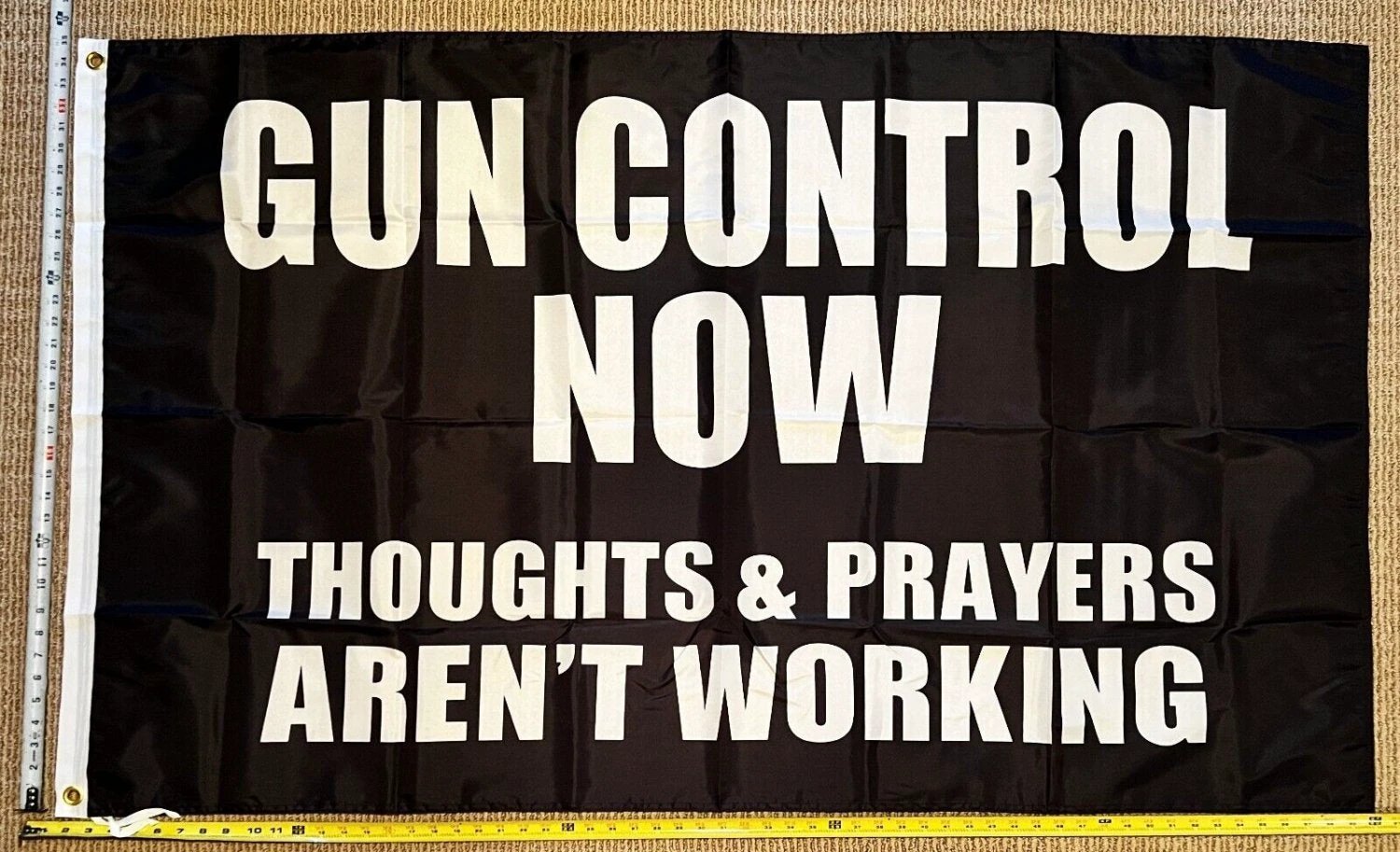 Democrat Flag Gun Control Save Children Save America USA Sign 3x5' by flagsjustdoit