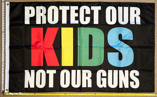 Democrat Flag Gun Control Save Children Save America USA Sign 3x5ft by flagsjustdoit