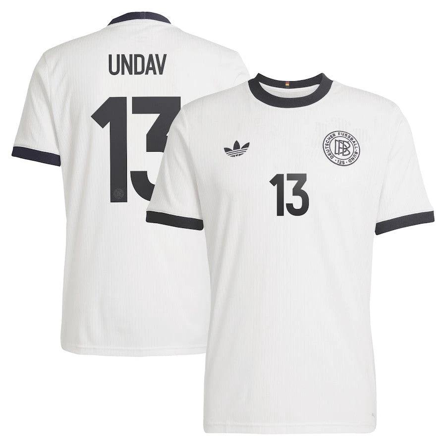 Deniz Undav 13 Germany National Team 125th Anniversary Men Jersey – White by Soccer Jersey