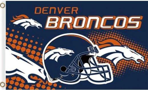 Denver Broncos Club Flag 3X5 Ft Polyester Banner USA 90x150cm by flagsjustdoit