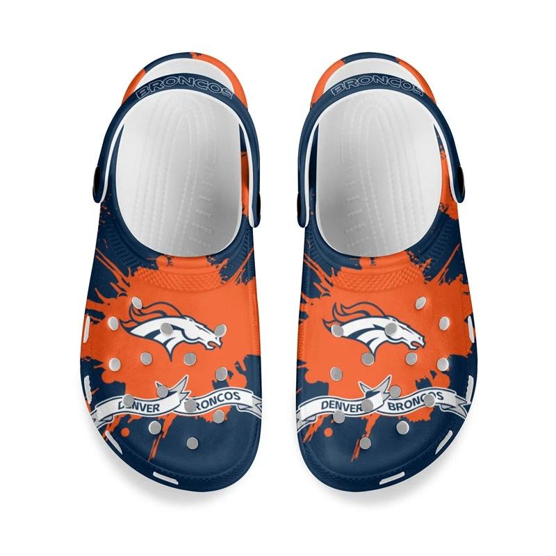 Denver Broncos Crocs Unisex Clogs Clog Shoes by Crocs