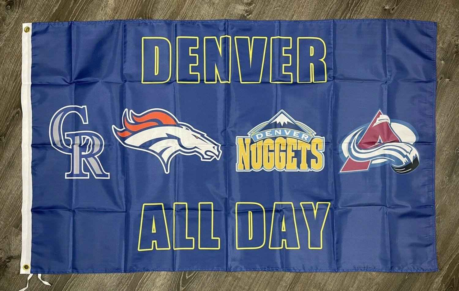 Denver Broncos Nuggets Colorado Rockies Avalanche Flag 3x5 ft Sports Banner by flagsjustdoit