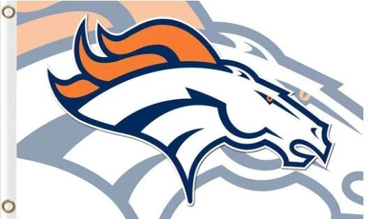 Denver Broncos Sport Flag 3X5 Ft Polyester Banner USA 90x150cm by flagsjustdoit