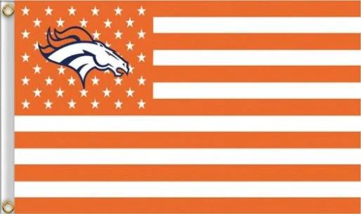 Denver Broncos Star Nation Flag 3X5 Ft Polyester Banner USA 90x150cm by flagsjustdoit