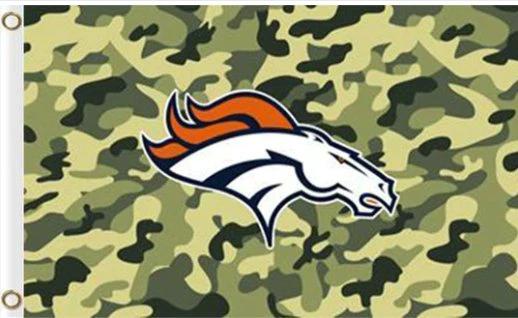 Denver Broncos Team Flag 3X5 Ft Polyester Banner USA 90x150cm by flagsjustdoit