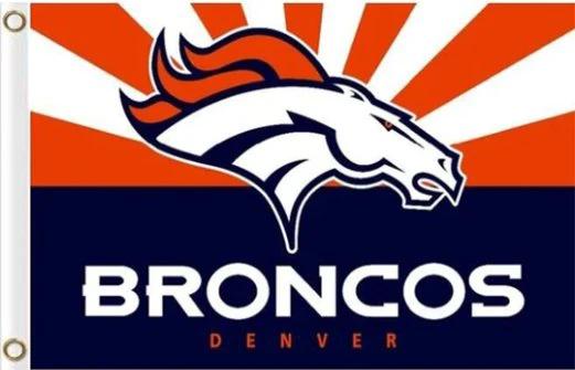 Denver Broncos US Flag 3X5 Ft Polyester Banner USA 90x150cm by flagsjustdoit