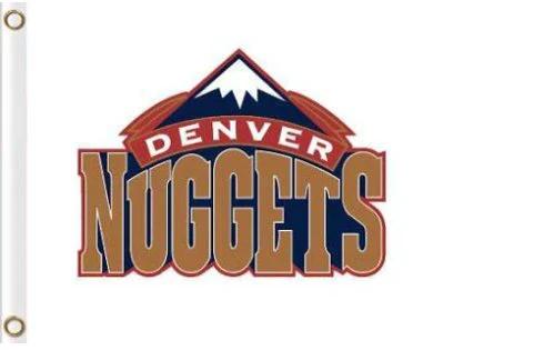 Denver Nuggets Flag 3X5Ft Polyester Banner USA Digital Print by flagsjustdoit