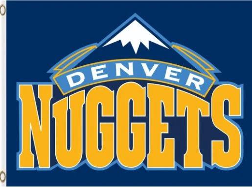 Denver Nuggets Team US Flag 3X5Ft Polyester Banner USA Digital Print by flagsjustdoit