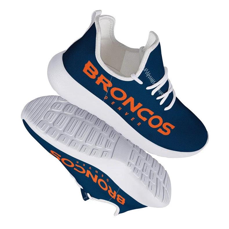 Denver Broncos Team Name Limited Sneaker Shoes For Men Women Fans by Crocs
