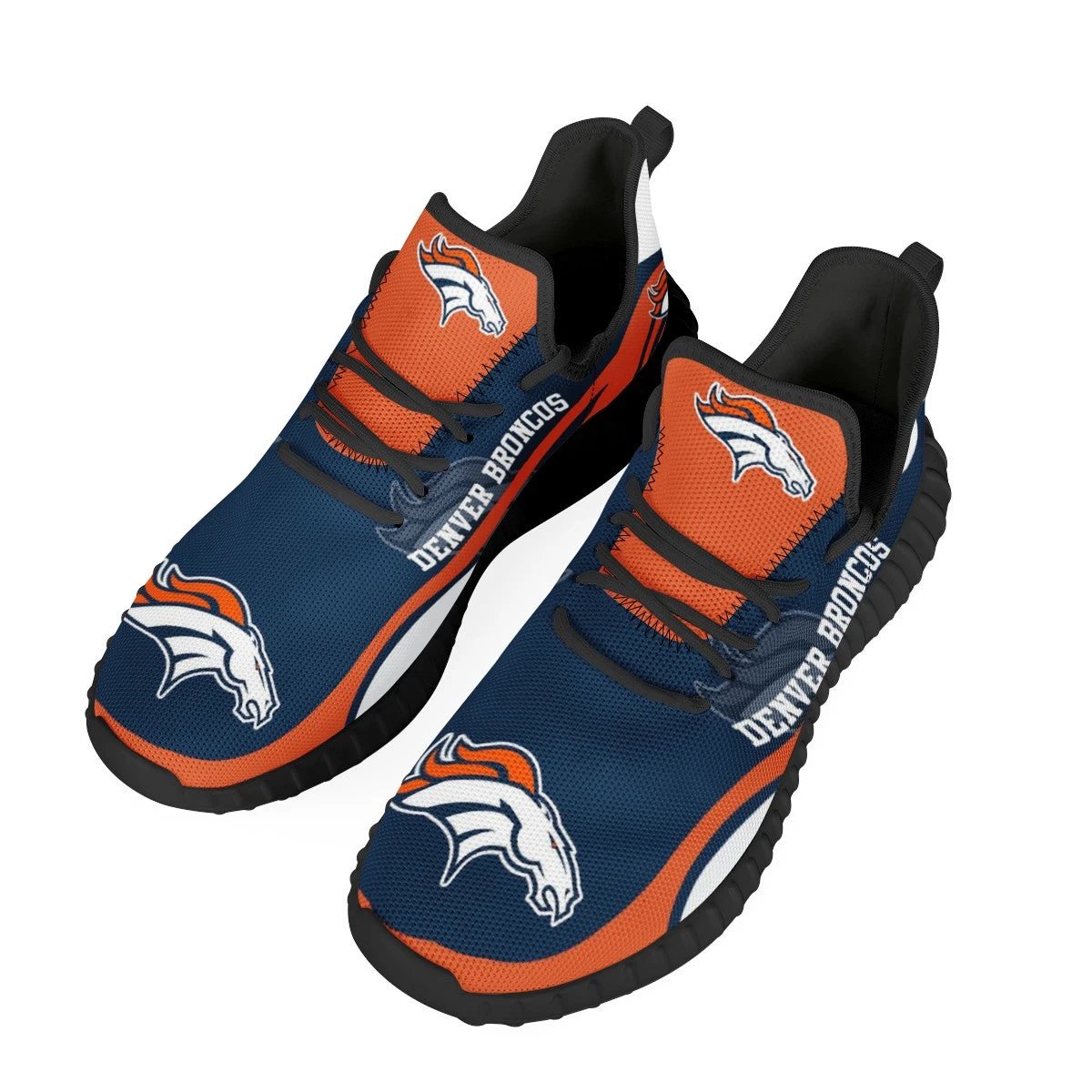 Denver Broncos Sneaker Shoes NFL For Men Women Fans by Crocs