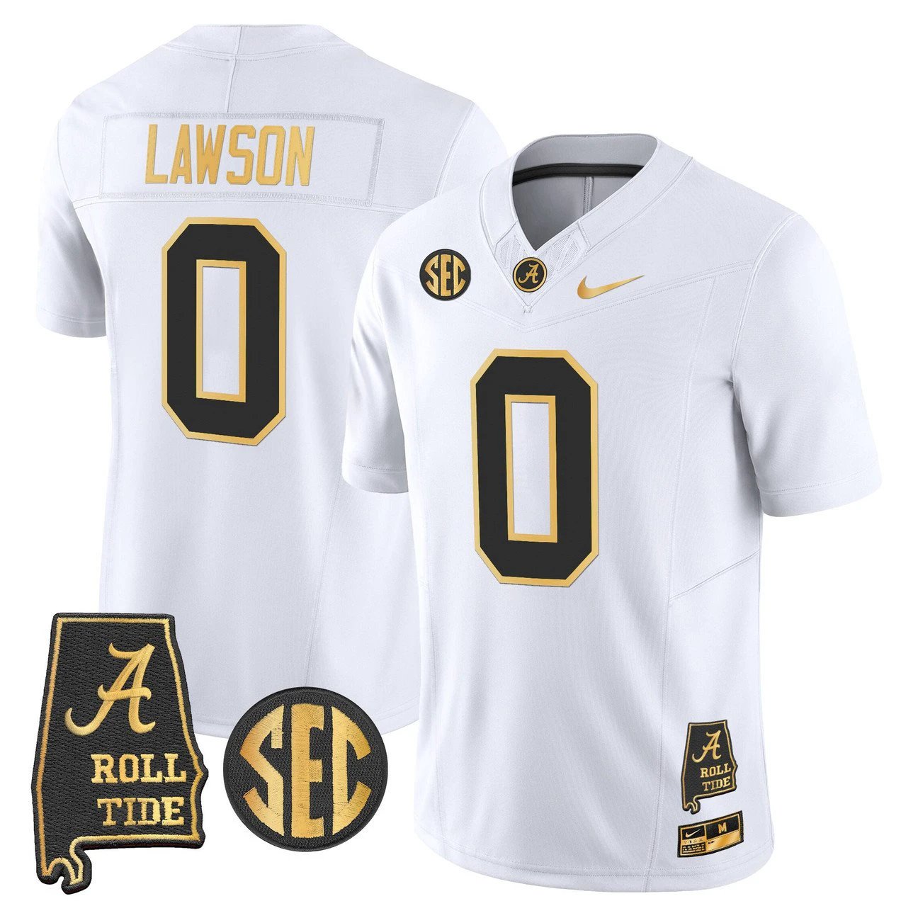 Deontae Lawson Jersey #0 Alabama Crimson Tide 2025 Vapor Stitched by My Store NCAA Football Jerseys